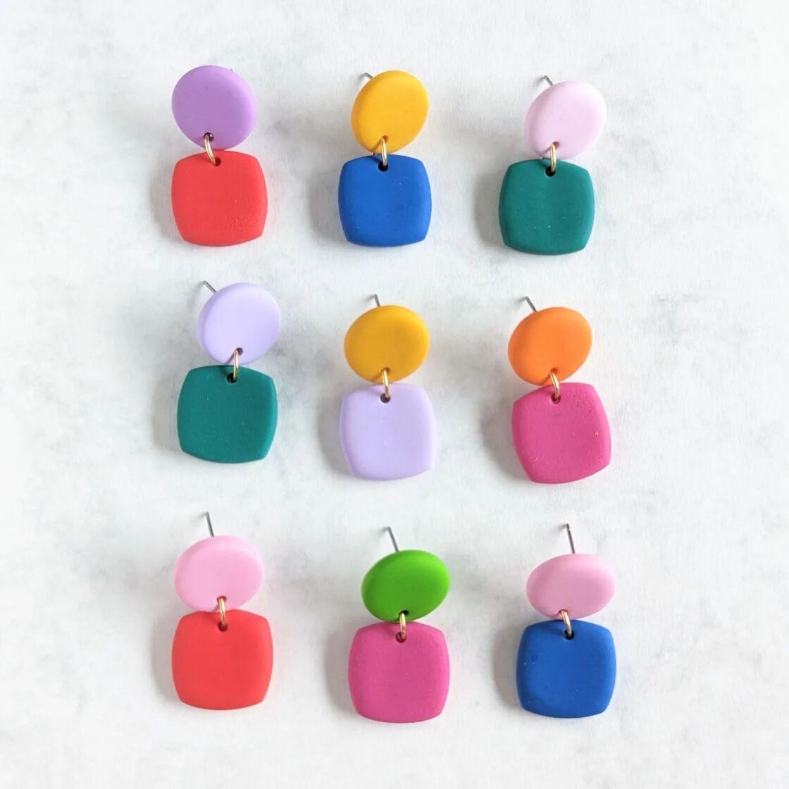 Drop earrings